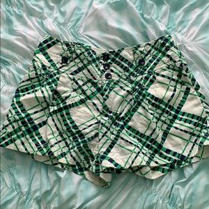 Anthropologie Hei Hei Plaid Shorts